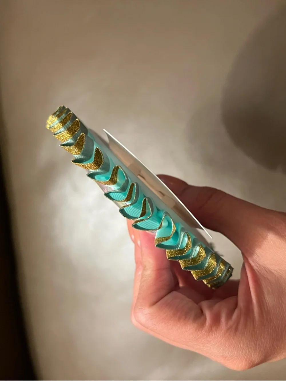 “Mommy To Be” Gold & Teal Mommy To Be Celebration Badge